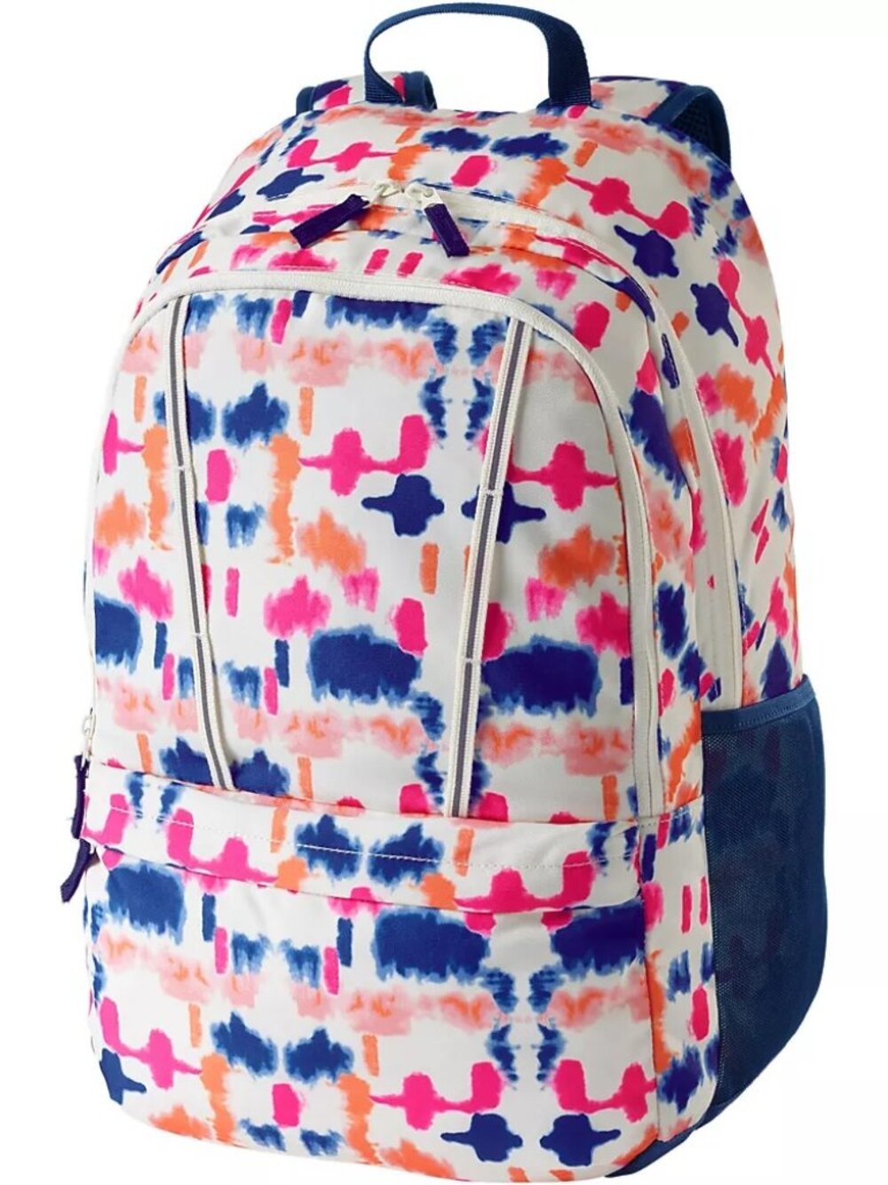 Lands' End Kids ClassMate Large Backpack Tie Dye Multi